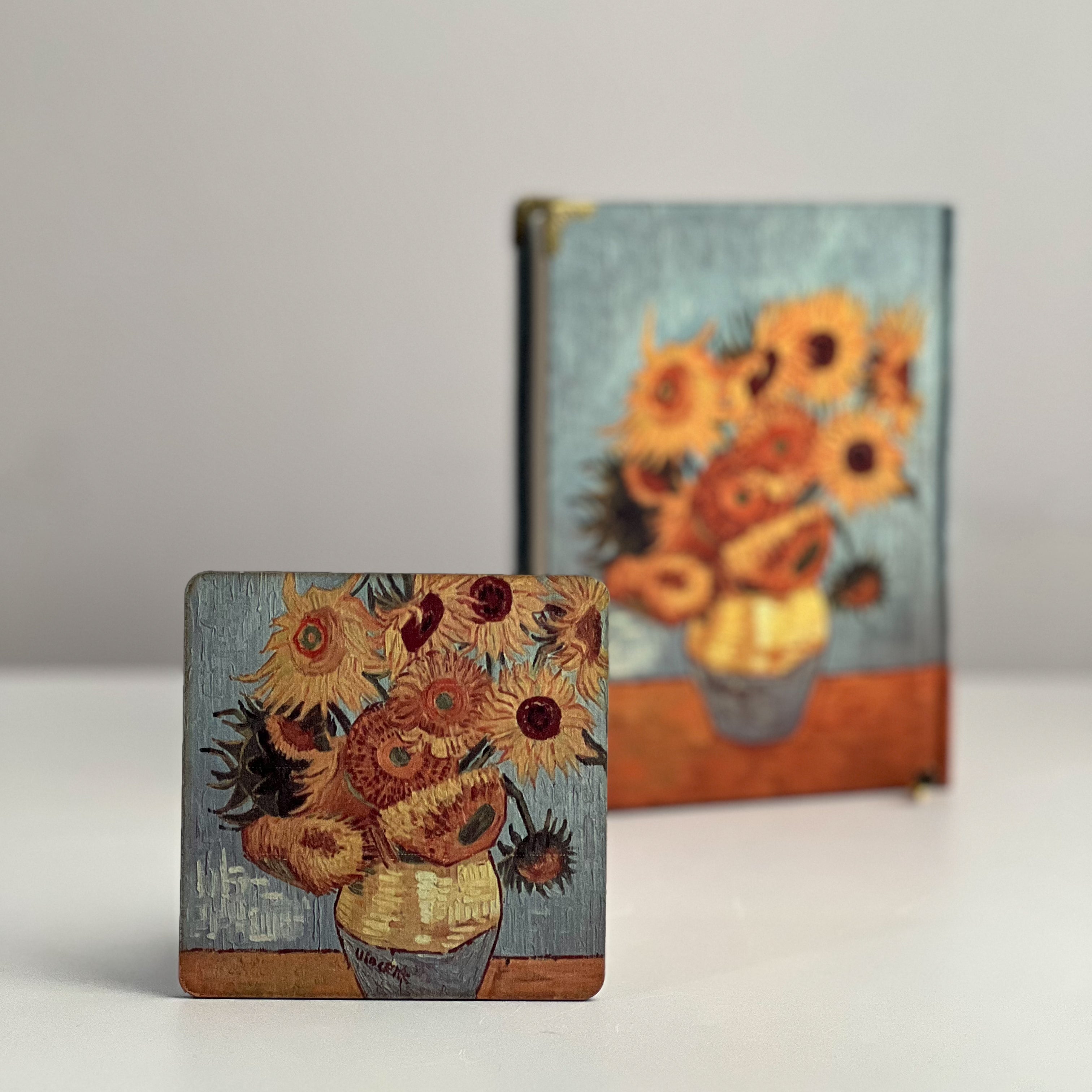 Vase with Twelve Sunflowers Notebook