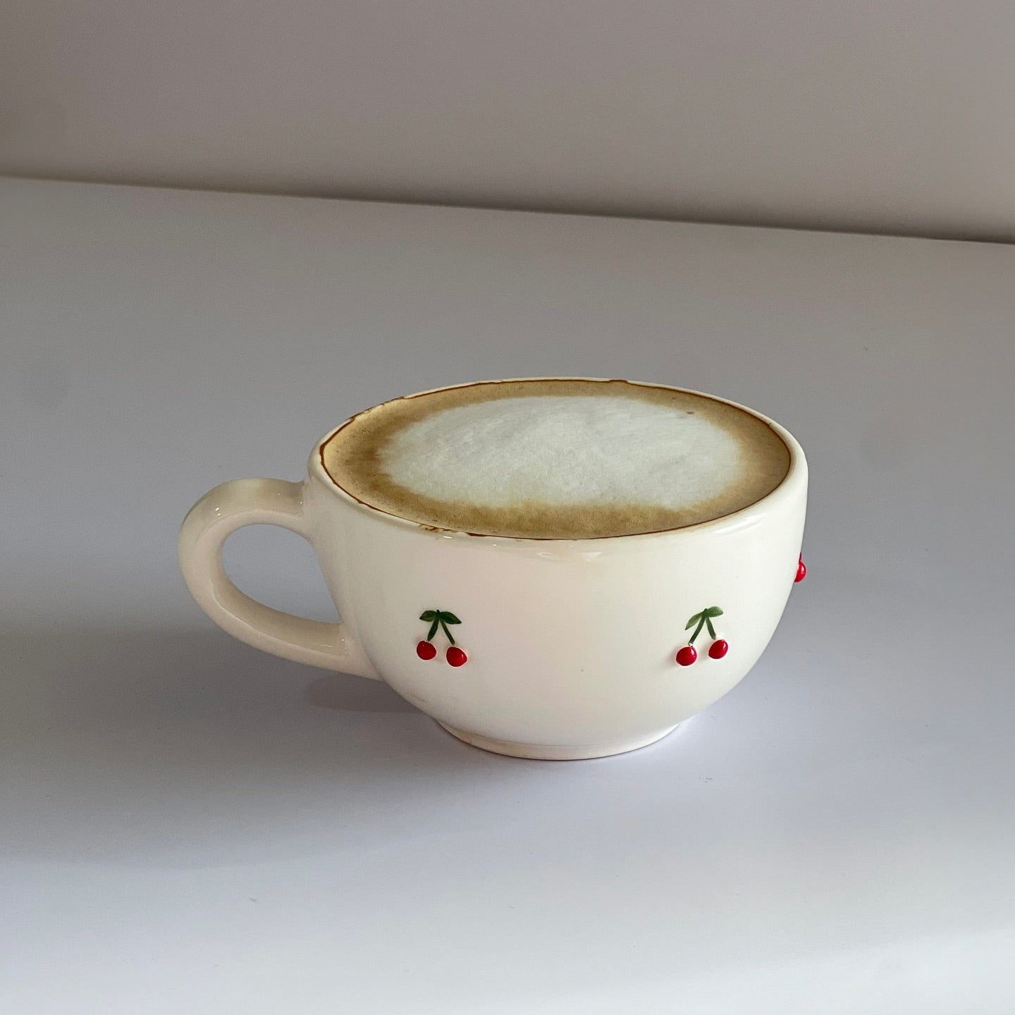Cherries Latte Cup
