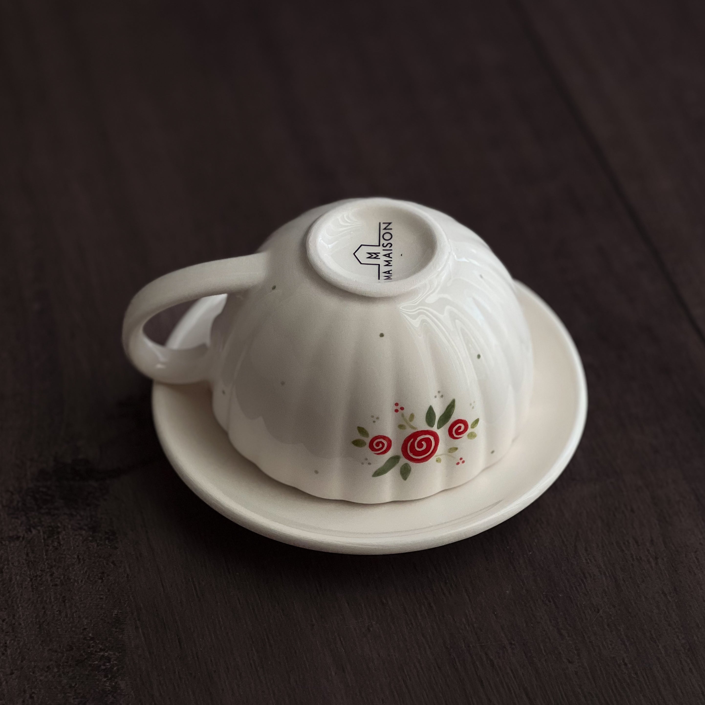 Flowers Latte Cup