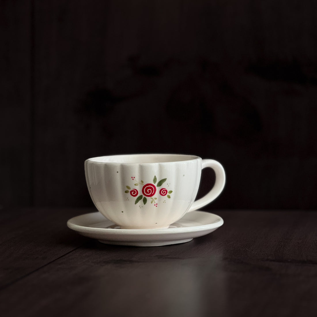 Flowers Latte Cup