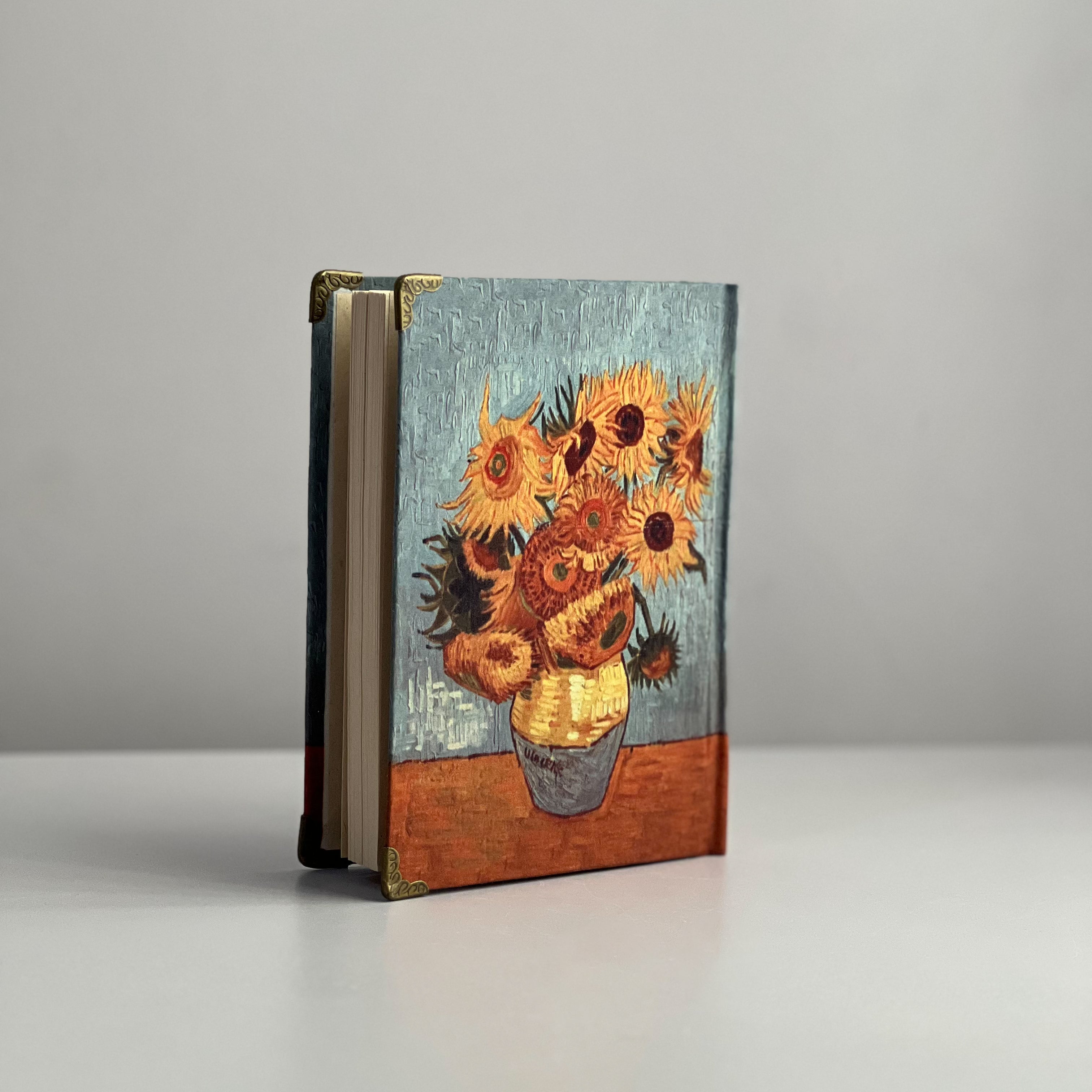 Vase with Twelve Sunflowers Notebook