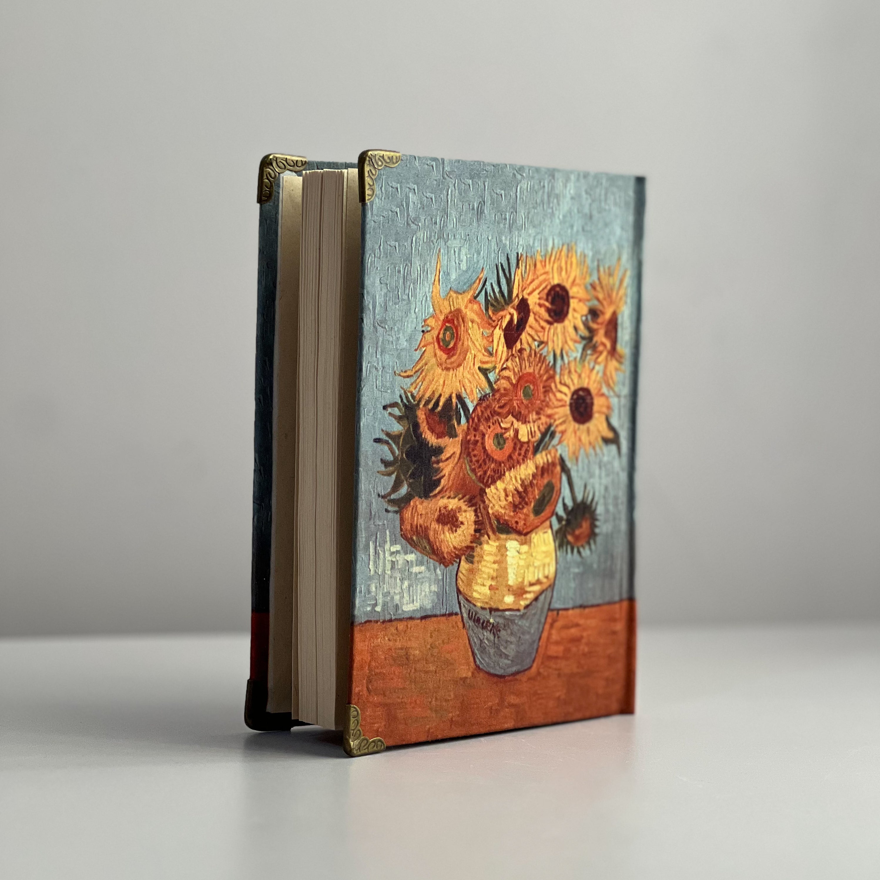Vase with Twelve Sunflowers Notebook