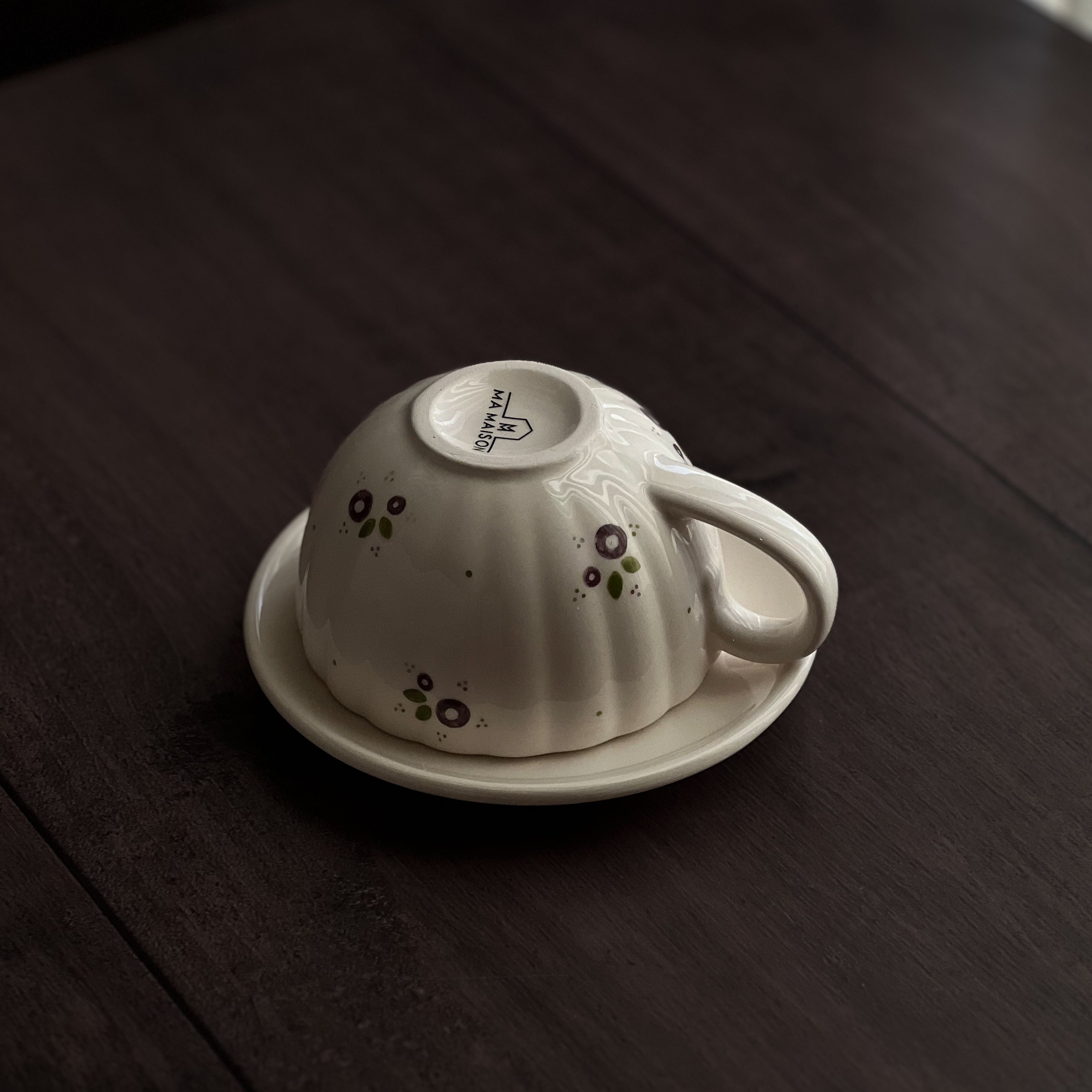 Lavender Flower Latte Cup