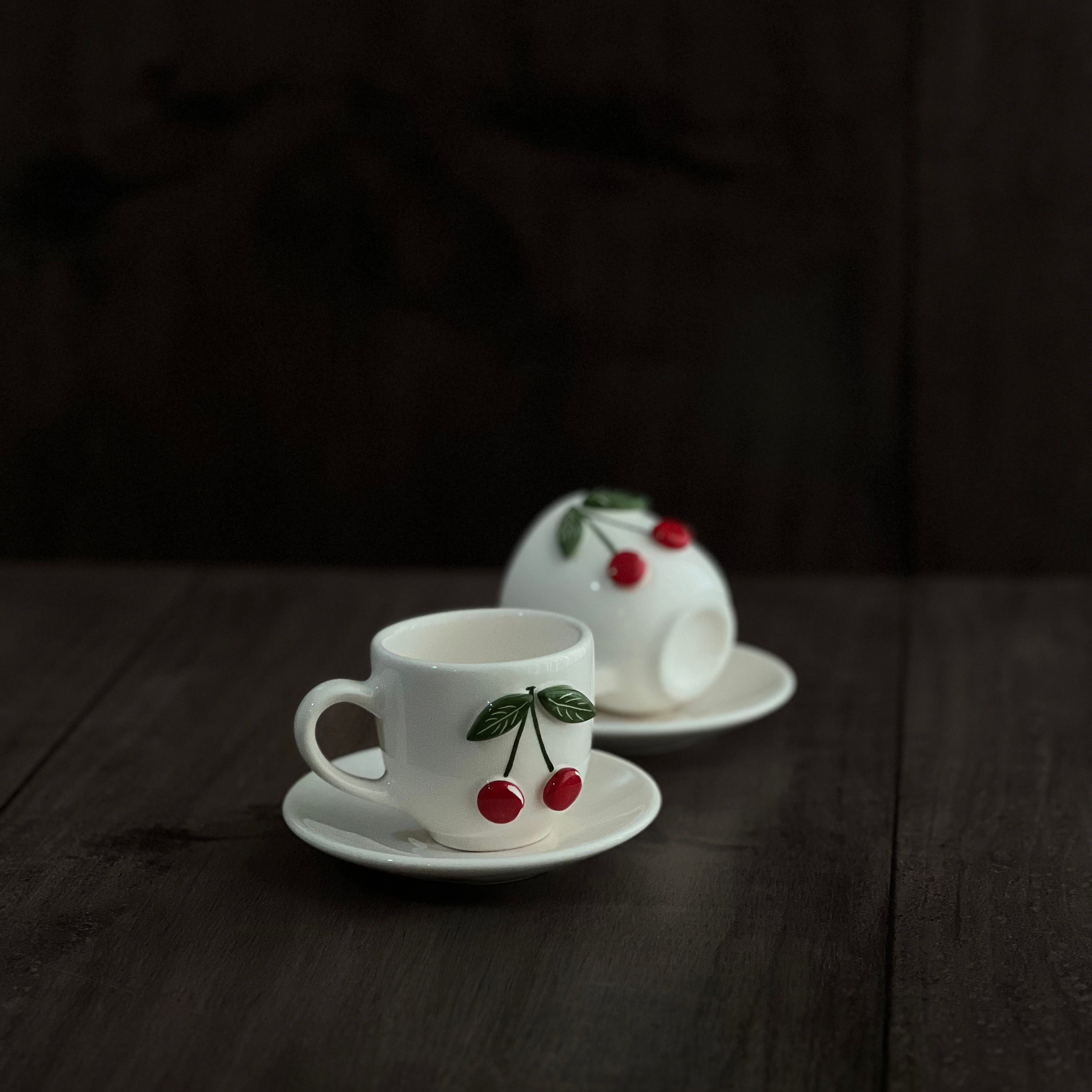 Cherries Coffee Cup